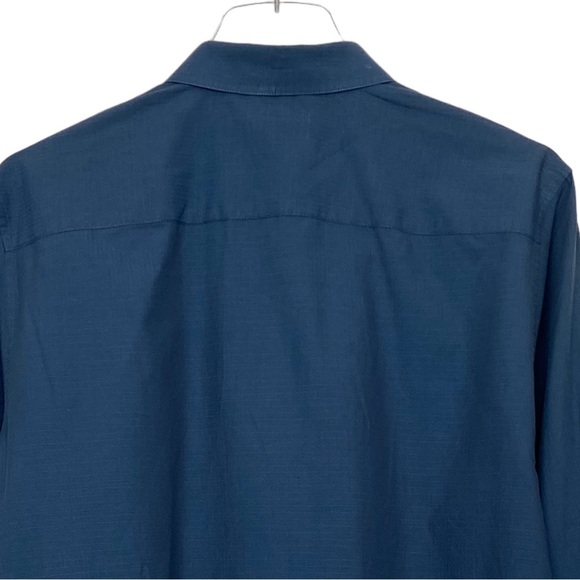 Calvin Klein. Dark Gray/Black Checks. Long Sleeve Dress Shirt. 16-32/33 Medium - Picture 5 of 7